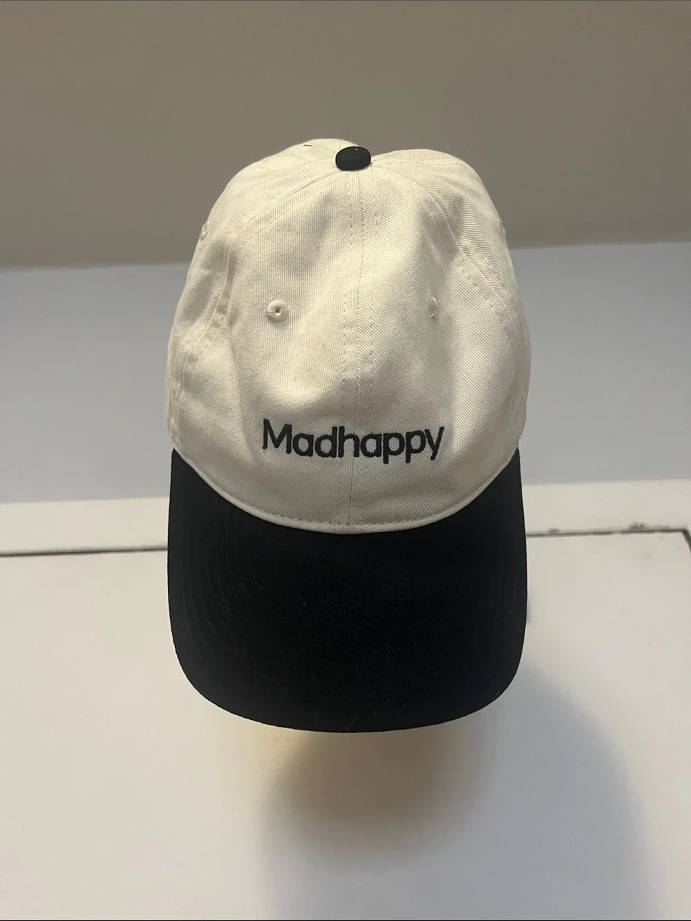Madhappy men’s Two-Tone Cream and Black Cap